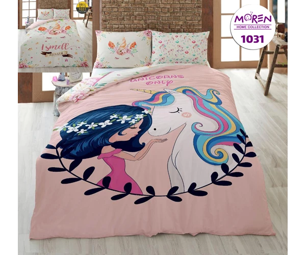 لحاف یک‌ نفره 4 تکه مدل Unicorn